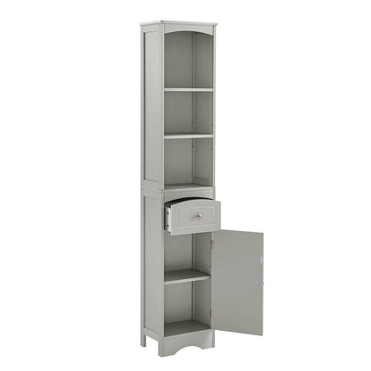 Tall Bathroom Cabinet Storage Cabinet With Drawer Adjustable Shelf