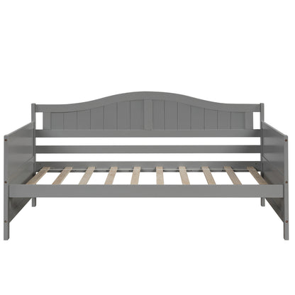 Twin Wooden Daybed With 2 Drawers, Sofa Bed, No Box Spring Needed - Gray
