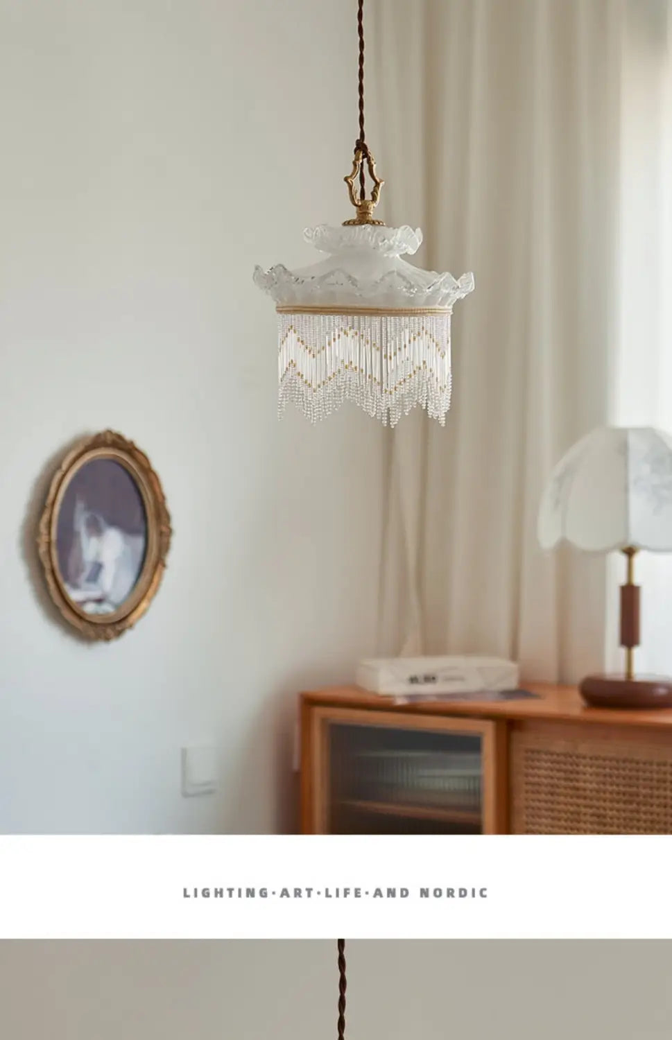Tassel Chandelier Dining Room Bedroom Bedside Hallway Chandelier