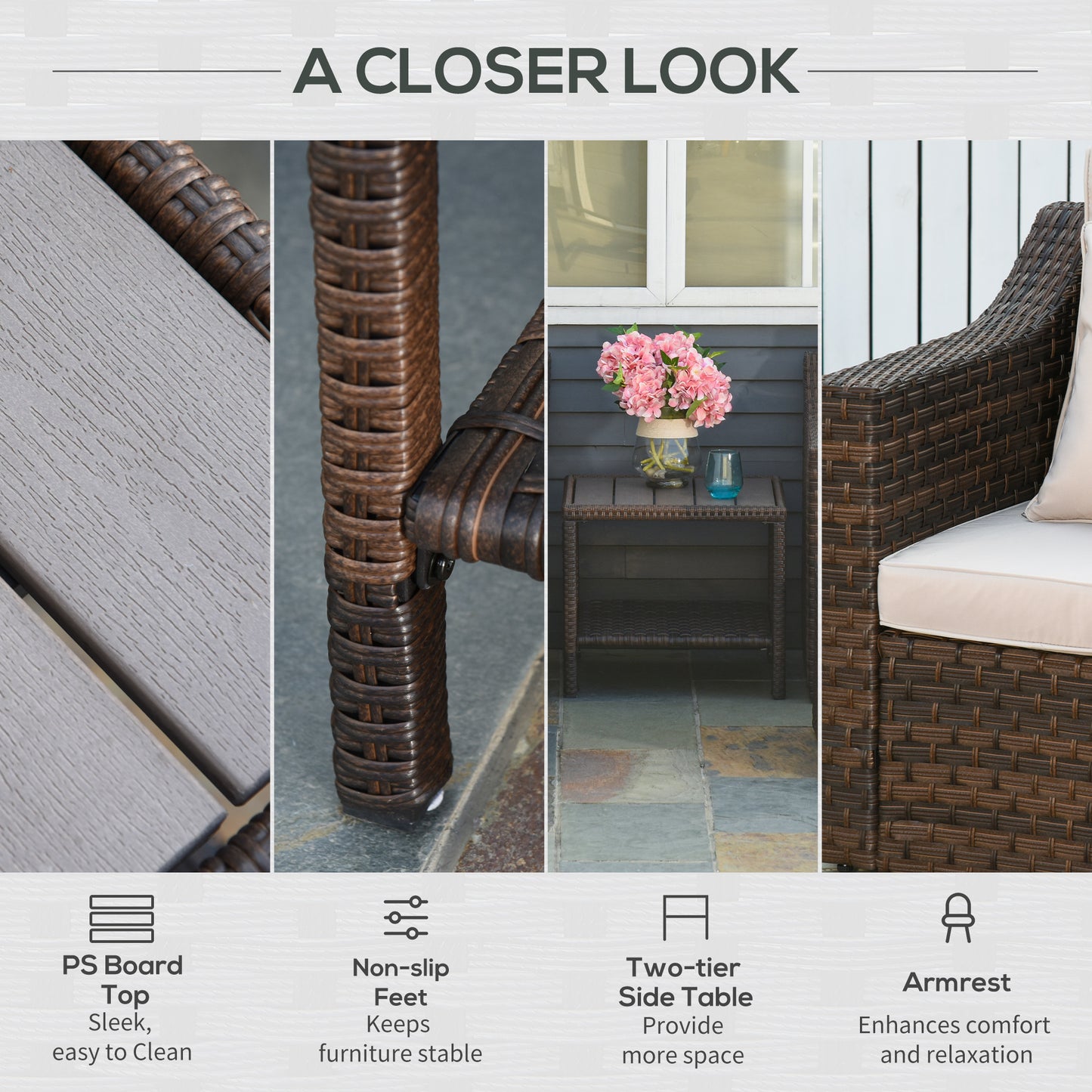 5pc Patio Furniture Set