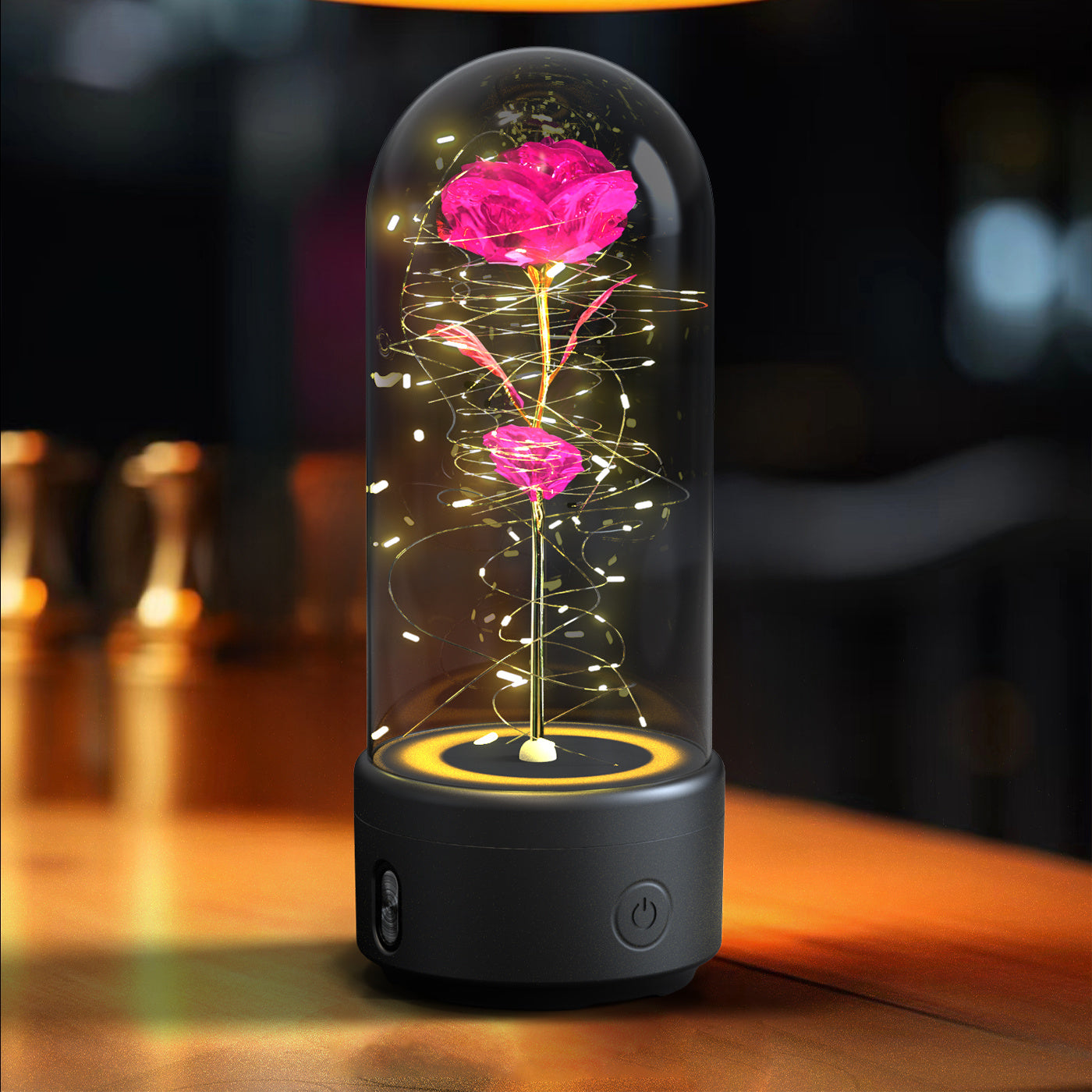 Rose Glass LED Nightlight