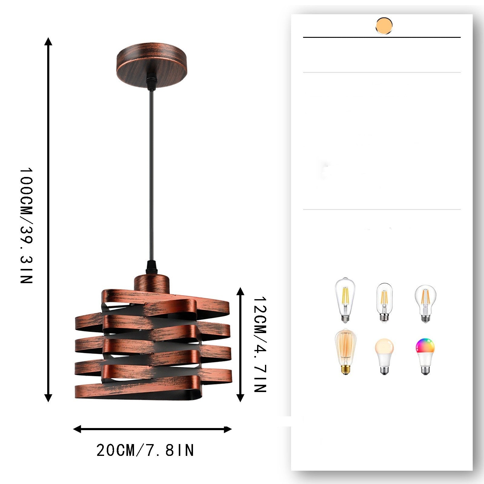 Iron Vintage Chandelier