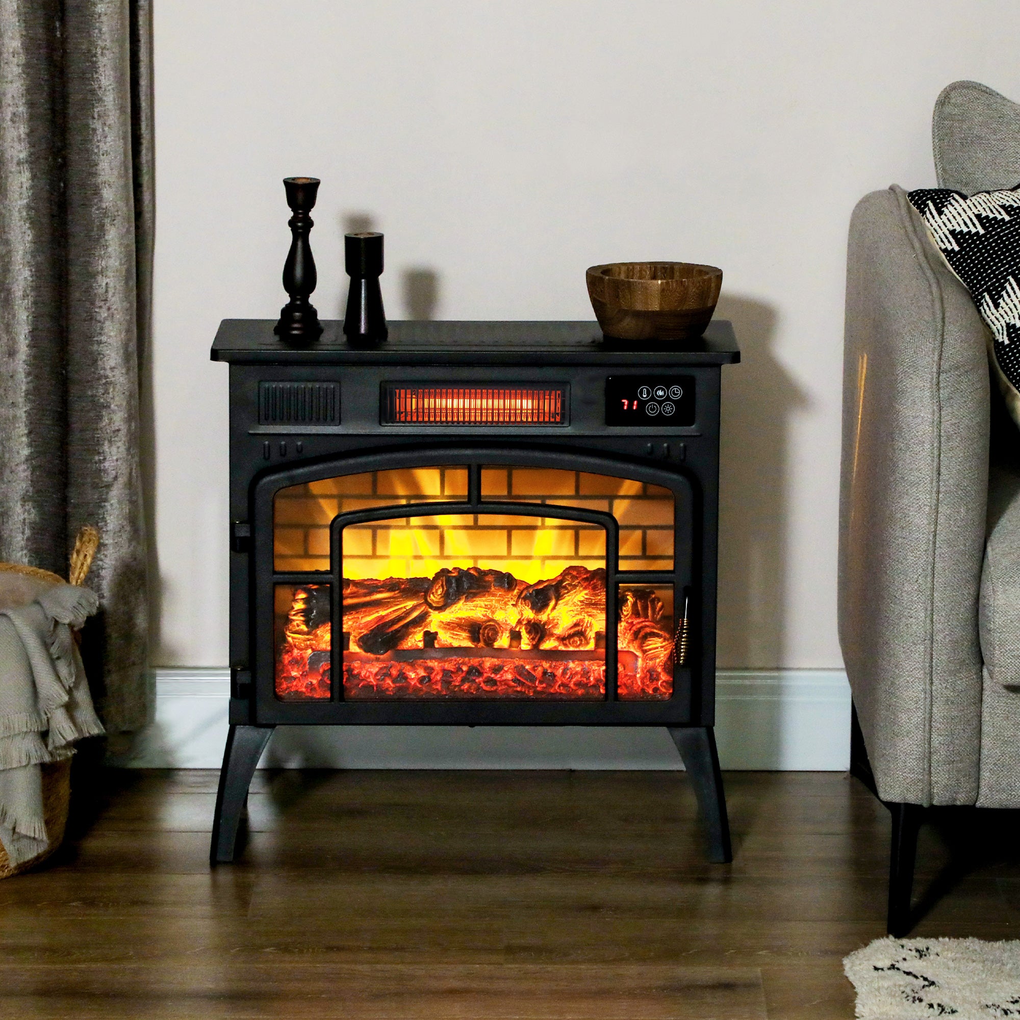 Estufa de Chimenea Eléctrica