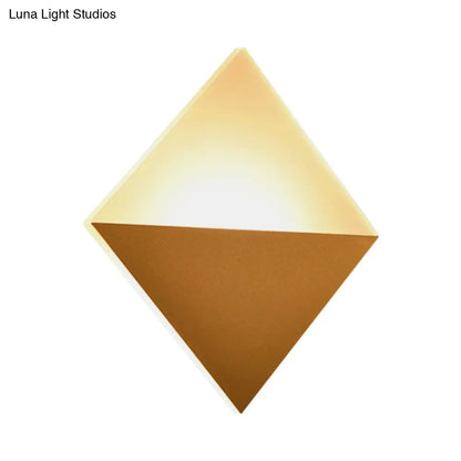 ديكوربايتس™ مصباح حائط LED عصري مقاس 8 بوصات - غطاء أكريليك، مصباح حائط مربع أسود/أبيض