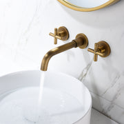 Wall-mounted Bathroom Faucet Sleek Modern Design