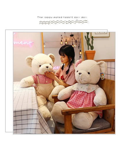 80cm Couple Bear Plush Toys Christmas Gift - Chandelier