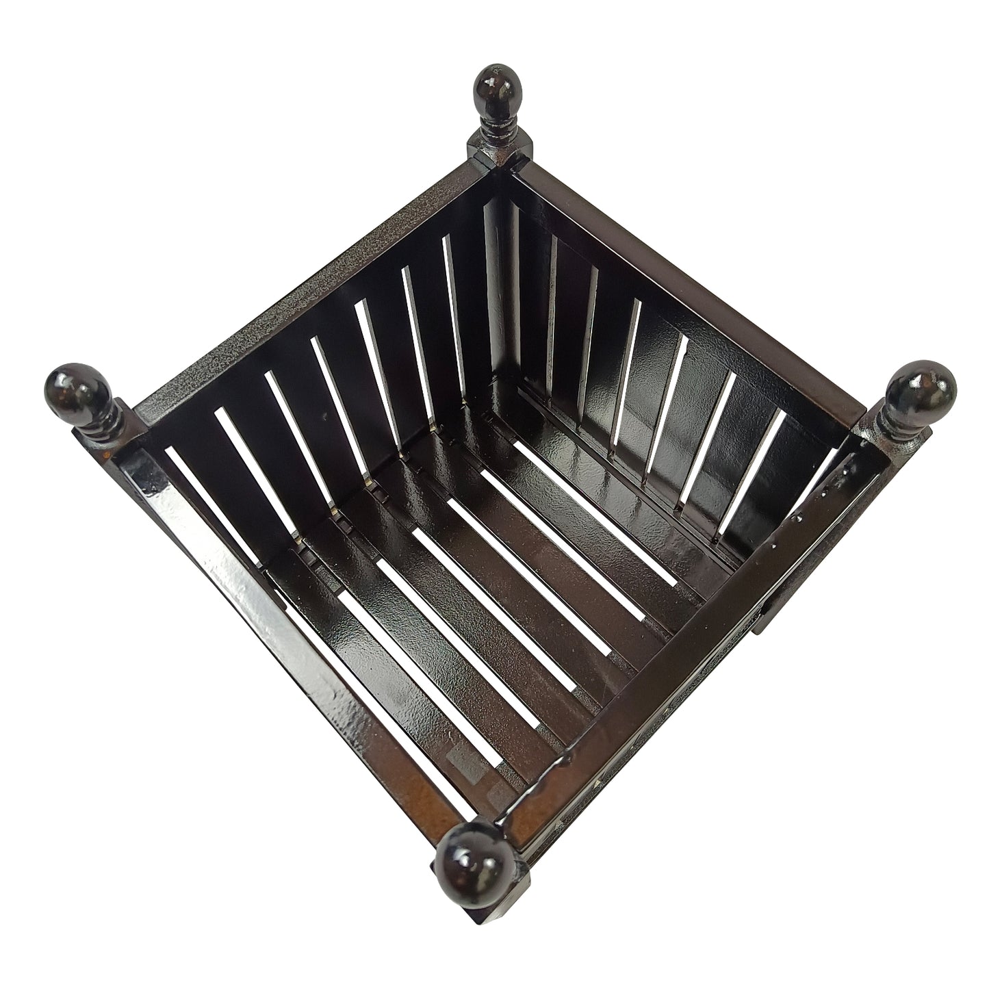 Wood Outdoor Square Flower & Herb Pot For Garden, Porch, Patio - Plant & Veggie