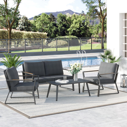 4 Piece Patio Furniture Set