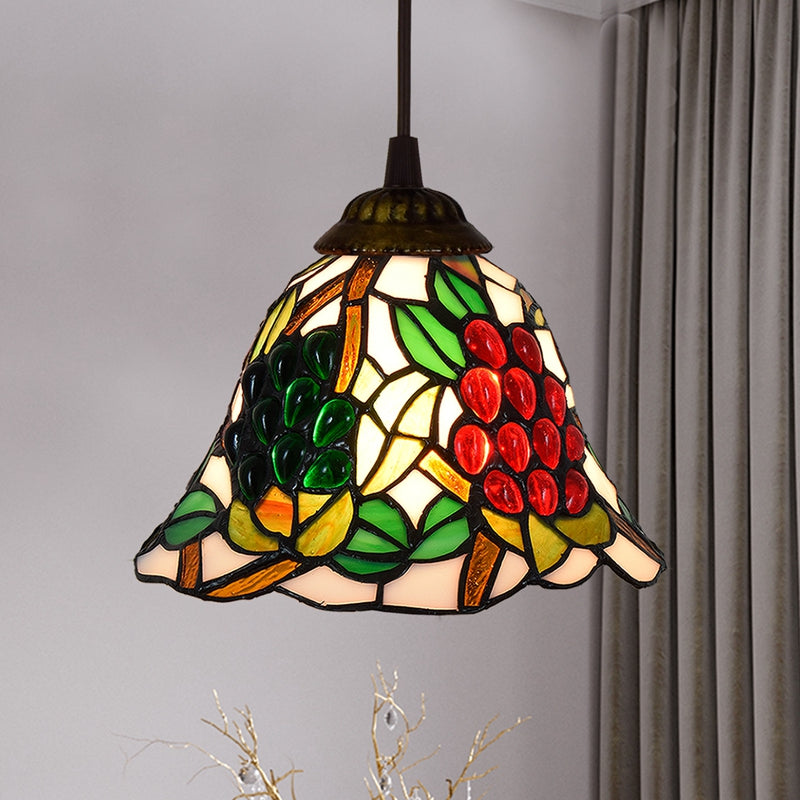 American Stained Glass Chandelier