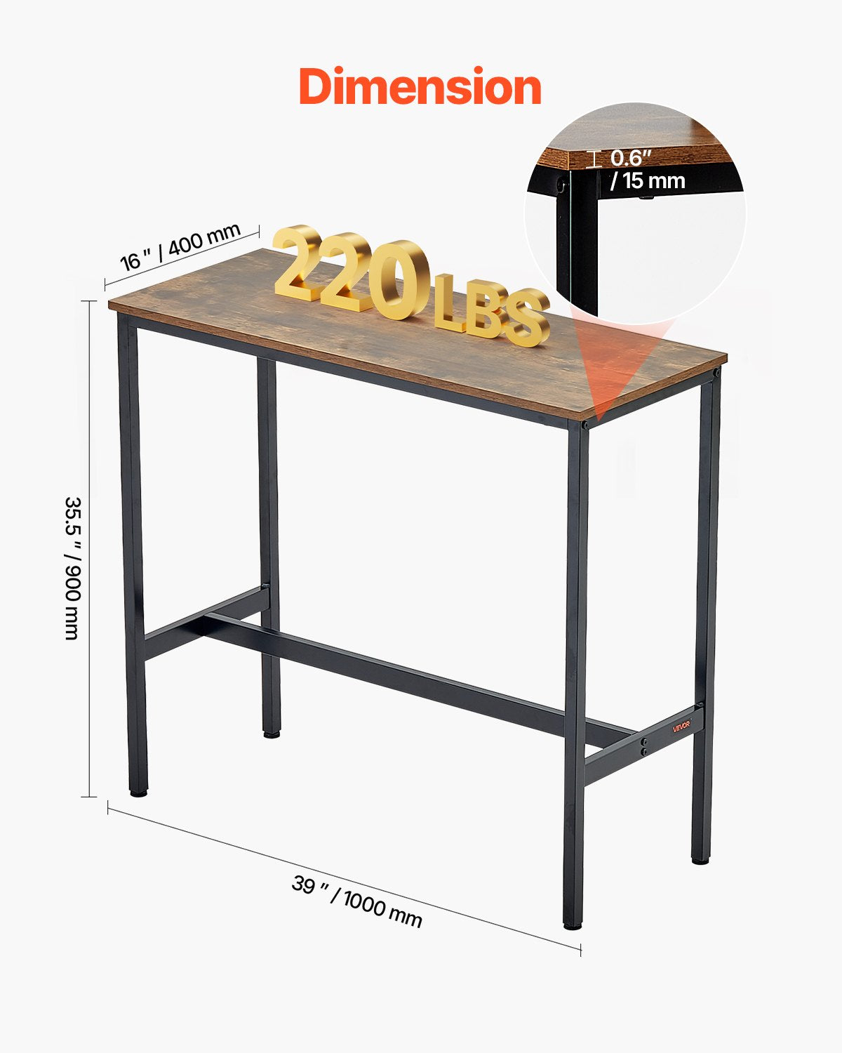 Modern Pub Table