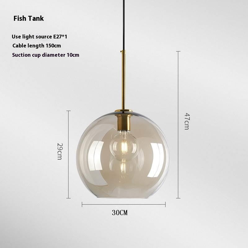 Retro Glass Bedside Lamp