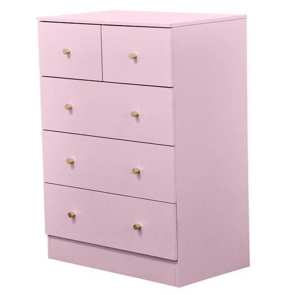 Pink Melamine Drawer Cabinet
