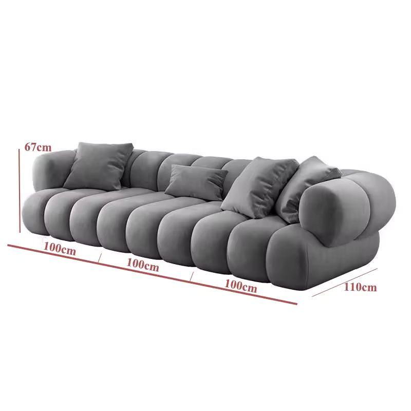 Velvet L Shape Sectional