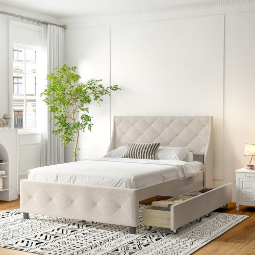 Carbon Gray Metal Bed