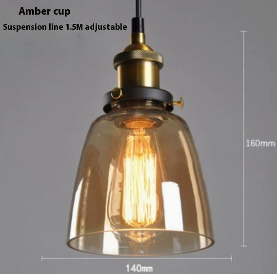 Transparent Glass Nordic Chandelier