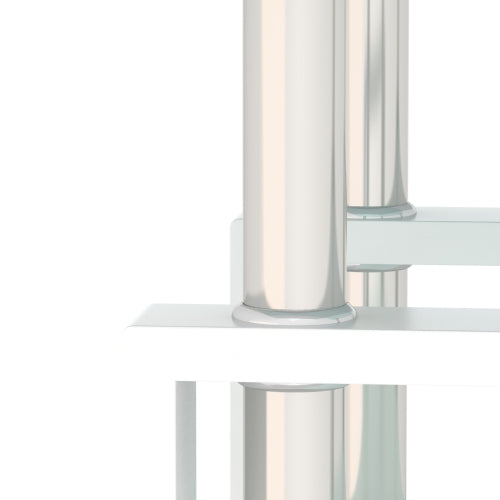 White Glass Coffee Table
