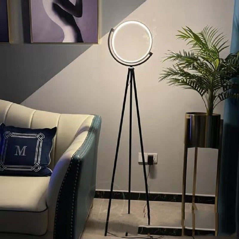 Lámpara de Pie de Aluminio Suplementaria con Luz LED para Estudio y Decoración