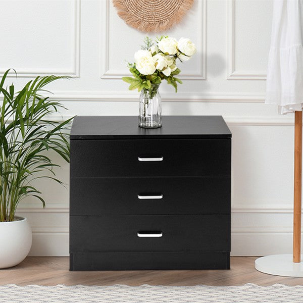 Black Modern Bedside Table