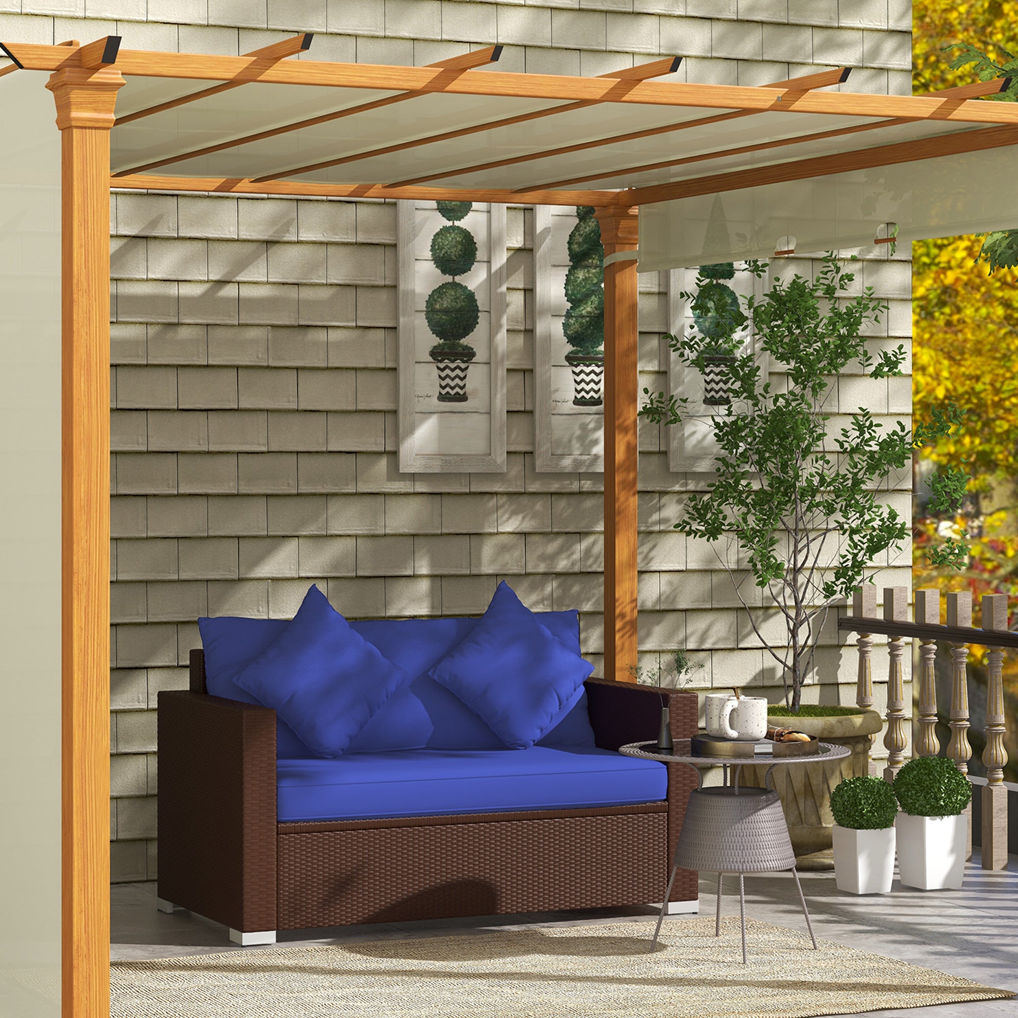 Modern Corner Patio Sofa