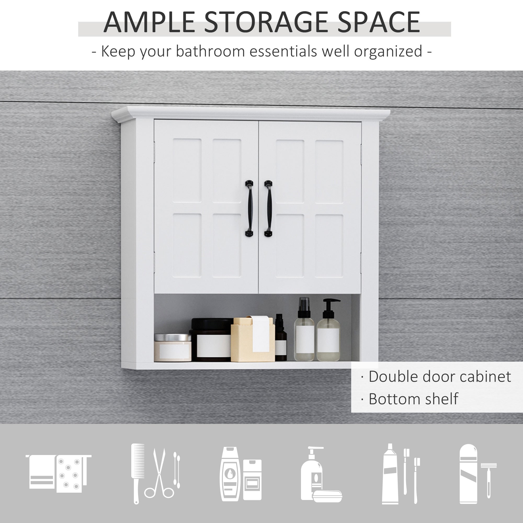 White Farmhouse Medicine Cabinet