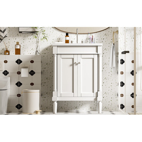 Dual Tier Bathroom Vanity