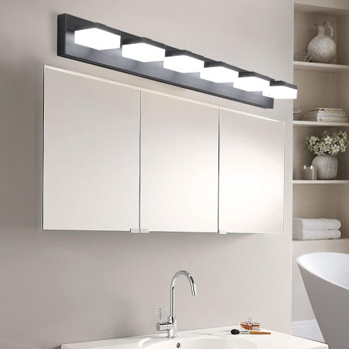 Black LED Vanity Fixture