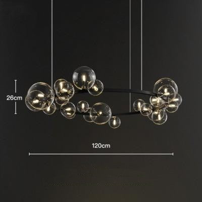 Glass Ball Dining Chandelier
