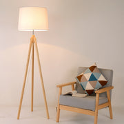 Linen Ash Floor Lamp