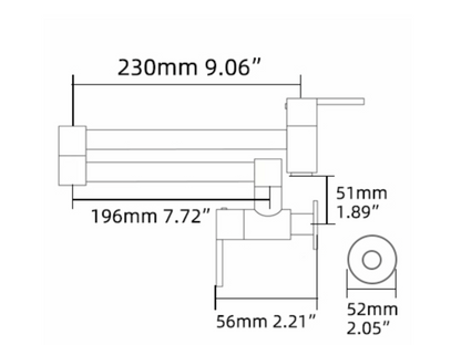 Saime - Modern Pot Filler Faucet