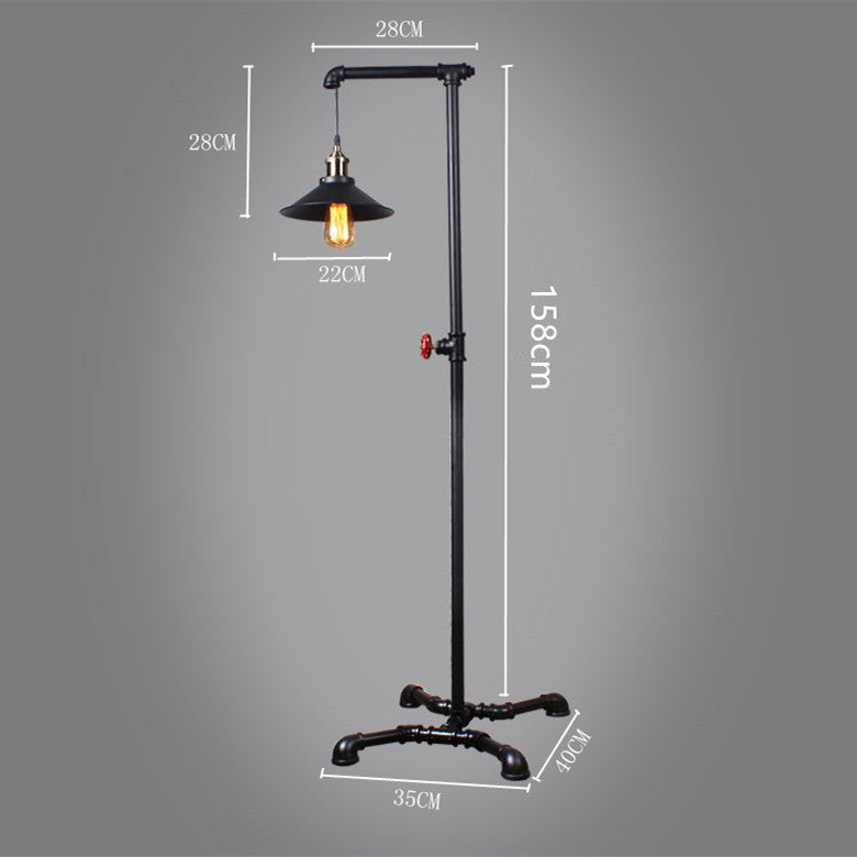 Black Vintage Floor Lamp