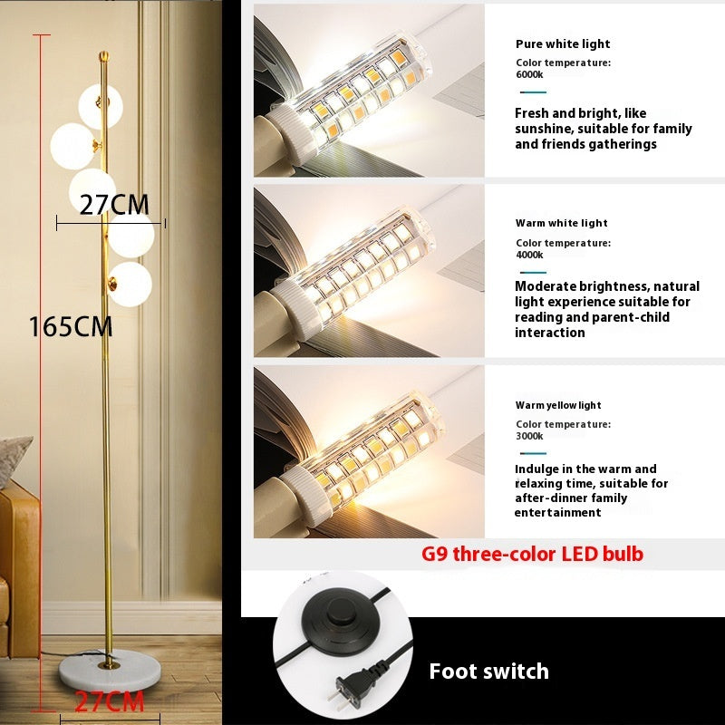 Black Ribbon Floor Lamp