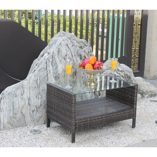 Brown Iron Coffee Table
