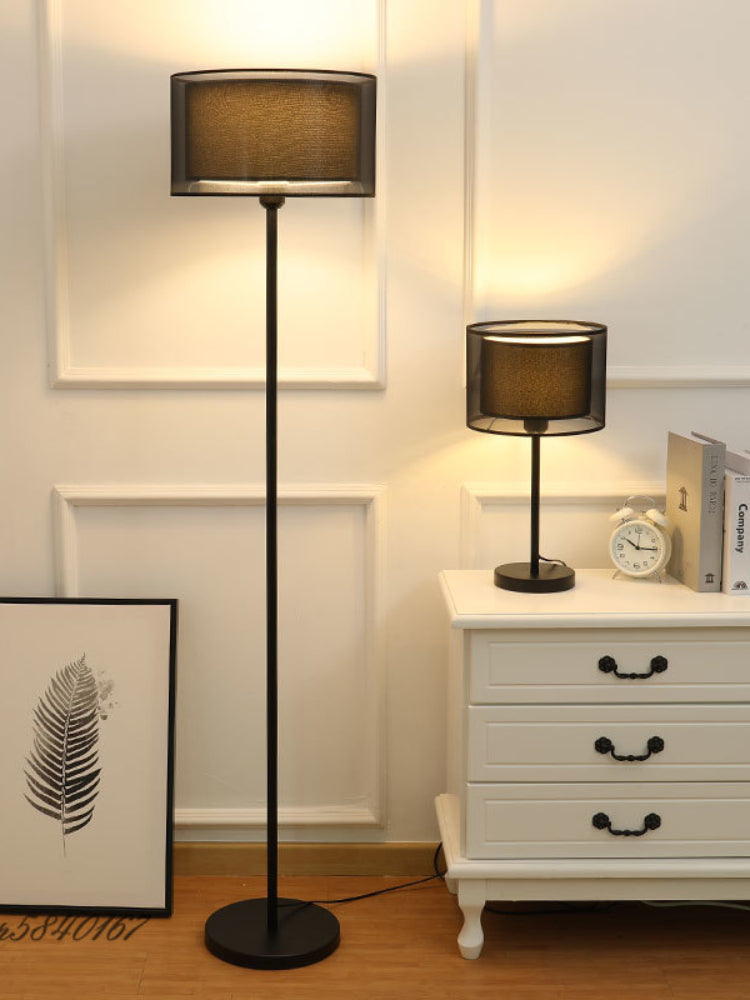 Iron Bedside Floor Lamp