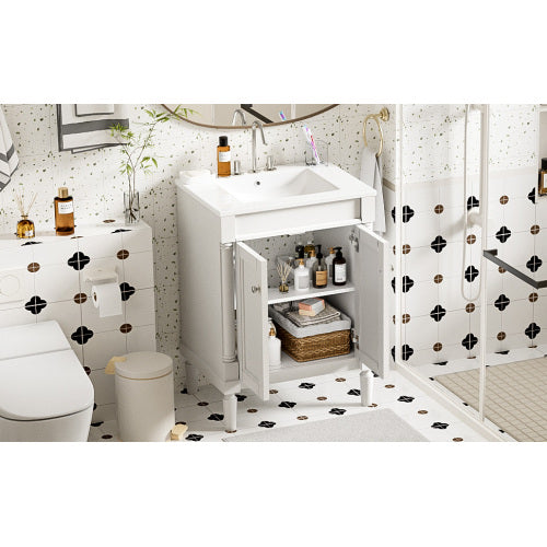 Dual Tier Bathroom Vanity