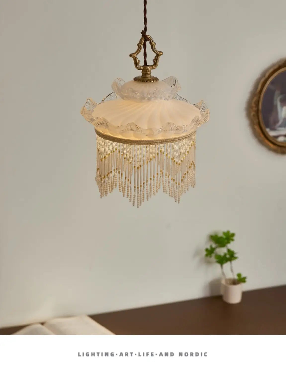 Tassel Chandelier Dining Room Bedroom Bedside Hallway Chandelier