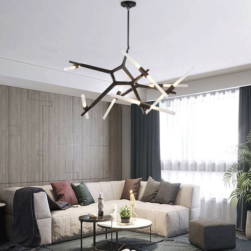 Nordic Iron Branch Chandelier