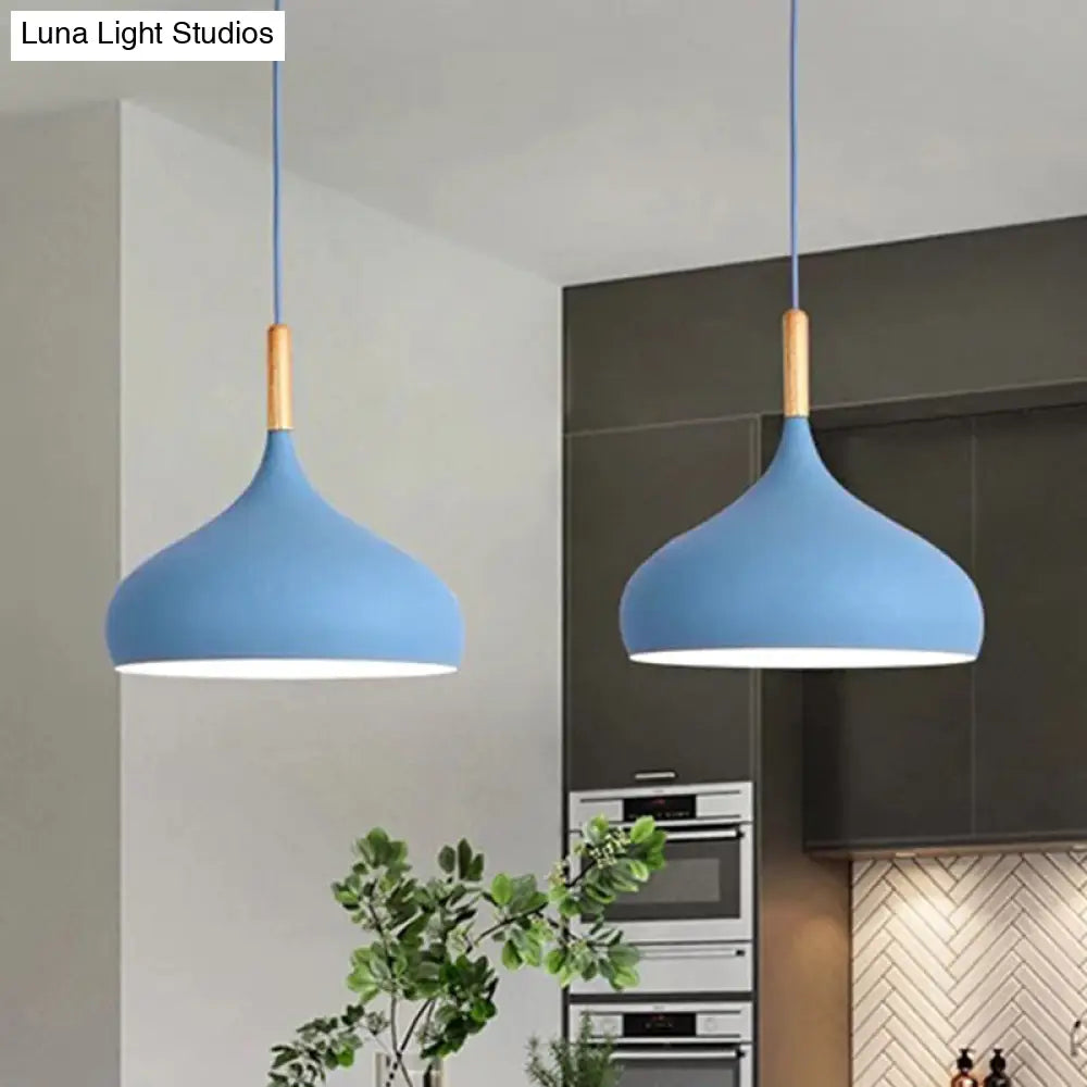 ديكوربايتس™ إضاءة معلقة على شكل دمعة بعرض 9.5 بوصة/12.5 بوصة/14 بوصة على الطراز الشمالي، مصباح معلق معدني واحد باللون الأسود/الأبيض/الذهبي