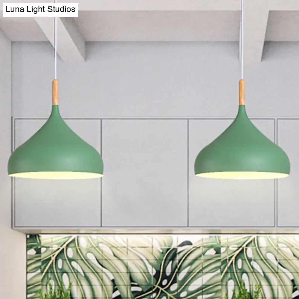 ديكوربايتس™ إضاءة معلقة على شكل دمعة بعرض 9.5 بوصة/12.5 بوصة/14 بوصة على الطراز الشمالي، مصباح معلق معدني واحد باللون الأسود/الأبيض/الذهبي