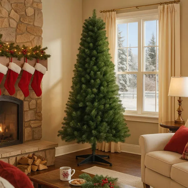 Green Unlit Christmas Tree