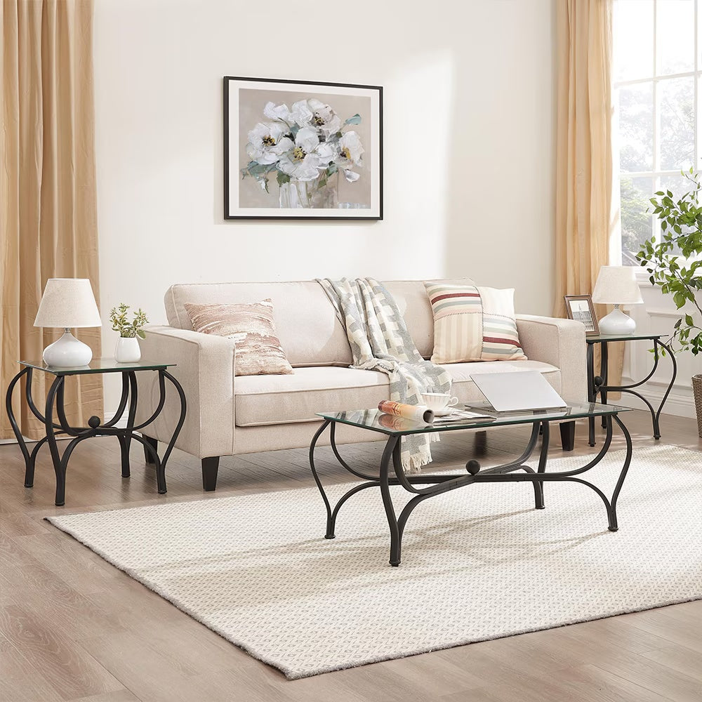Modern Glass Table Set