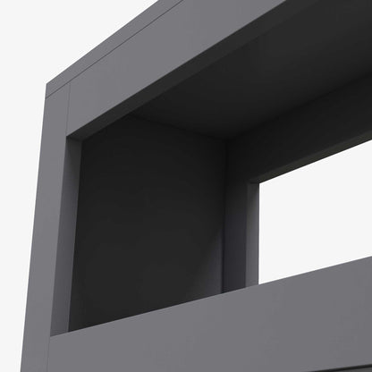 HOMCOM Bathroom Floor Organizer Free Standing Space Saving Narrow Storage Cabinet Bath Toilet Paper Holder with Drawers