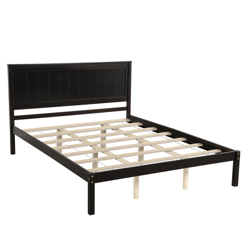 Espresso Queen Platform Bed