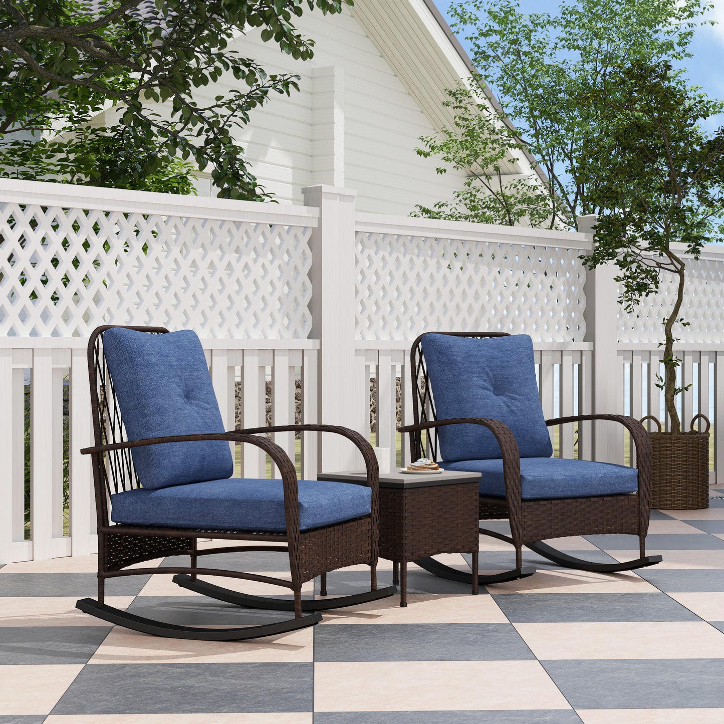 3 Piece Patio Furniture Set