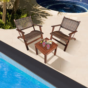 Wooden Patio Furniture Set Outdoor Relaxation