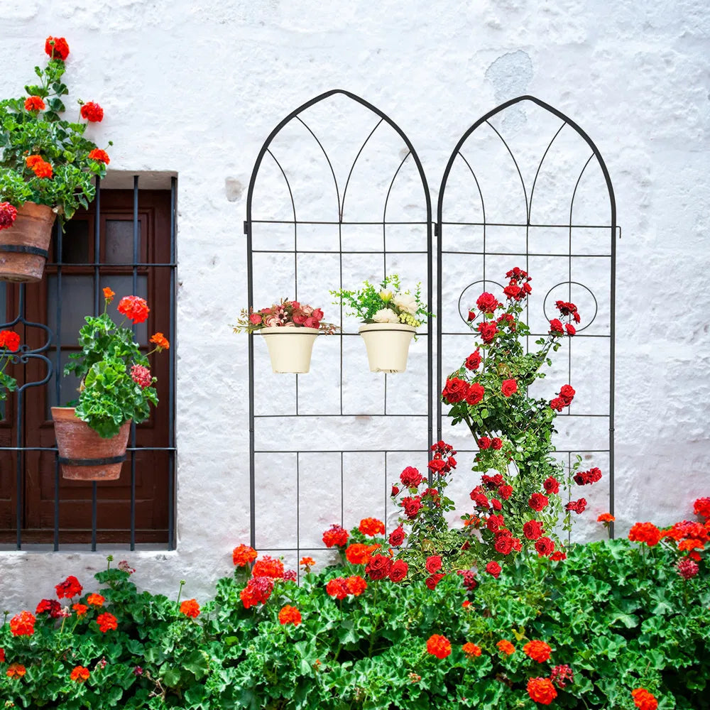 Tall Metal Garden Trellis