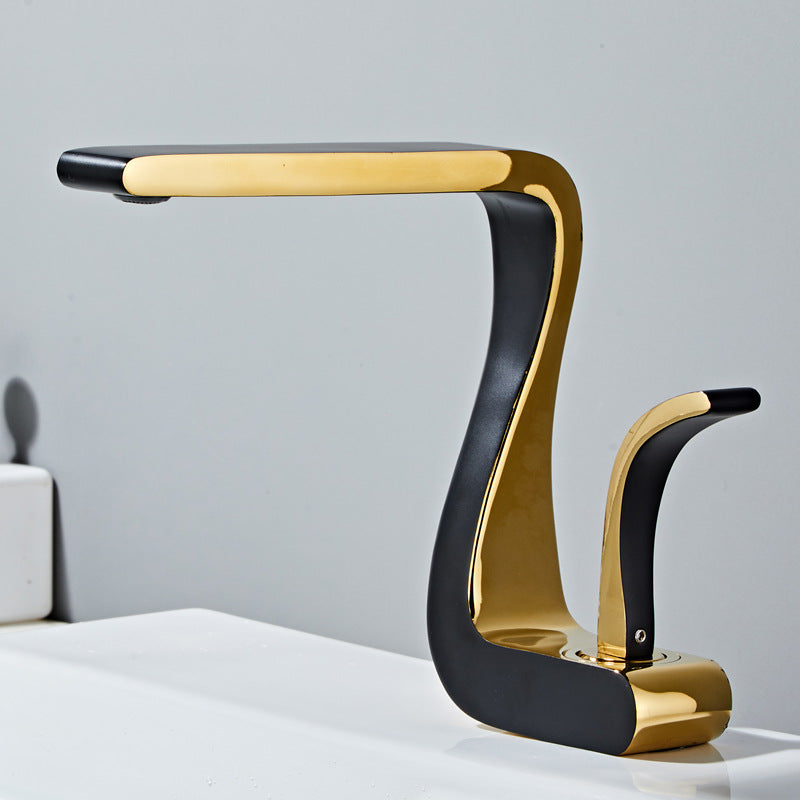 White Gold Copper Faucet