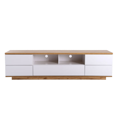 Modern TV Stand For Up To 80'' TVs, Media Console With Multi-Functional Storage