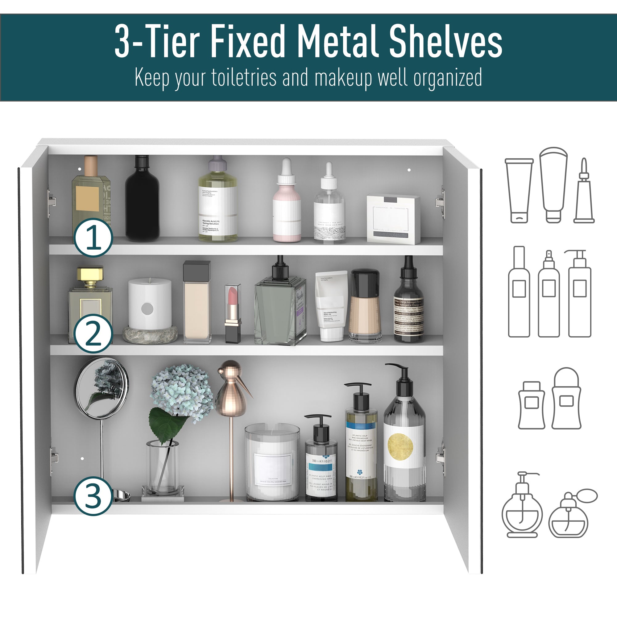 Contemporary Mirrored Cabinet