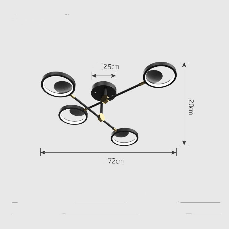 Glass Modern Ceiling Light