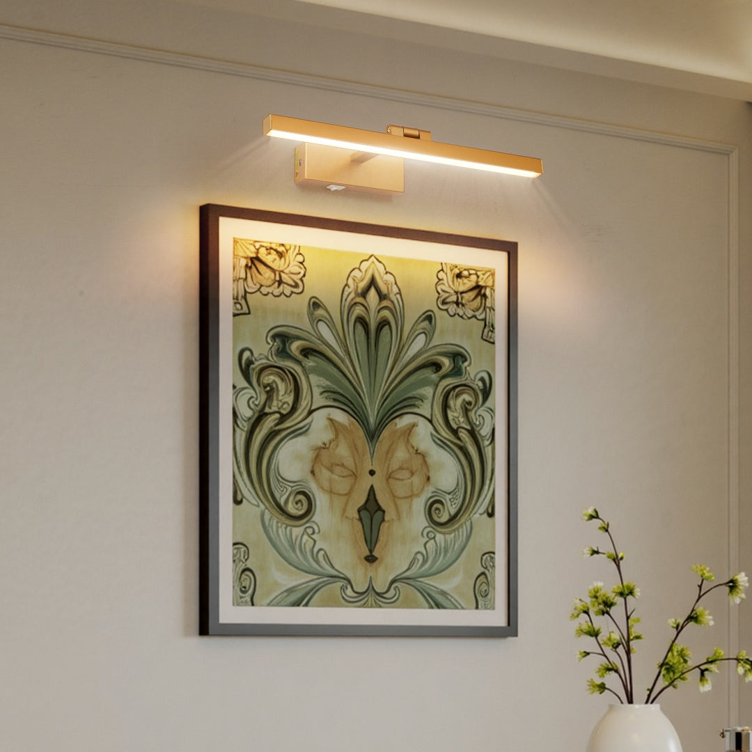 Gold Dimmable LED Vanity Light